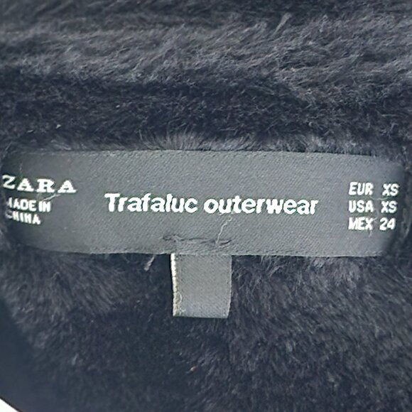 Zara Suede Fashion Biker Style Women's JACKET - Size XS - Picture 5 of 7